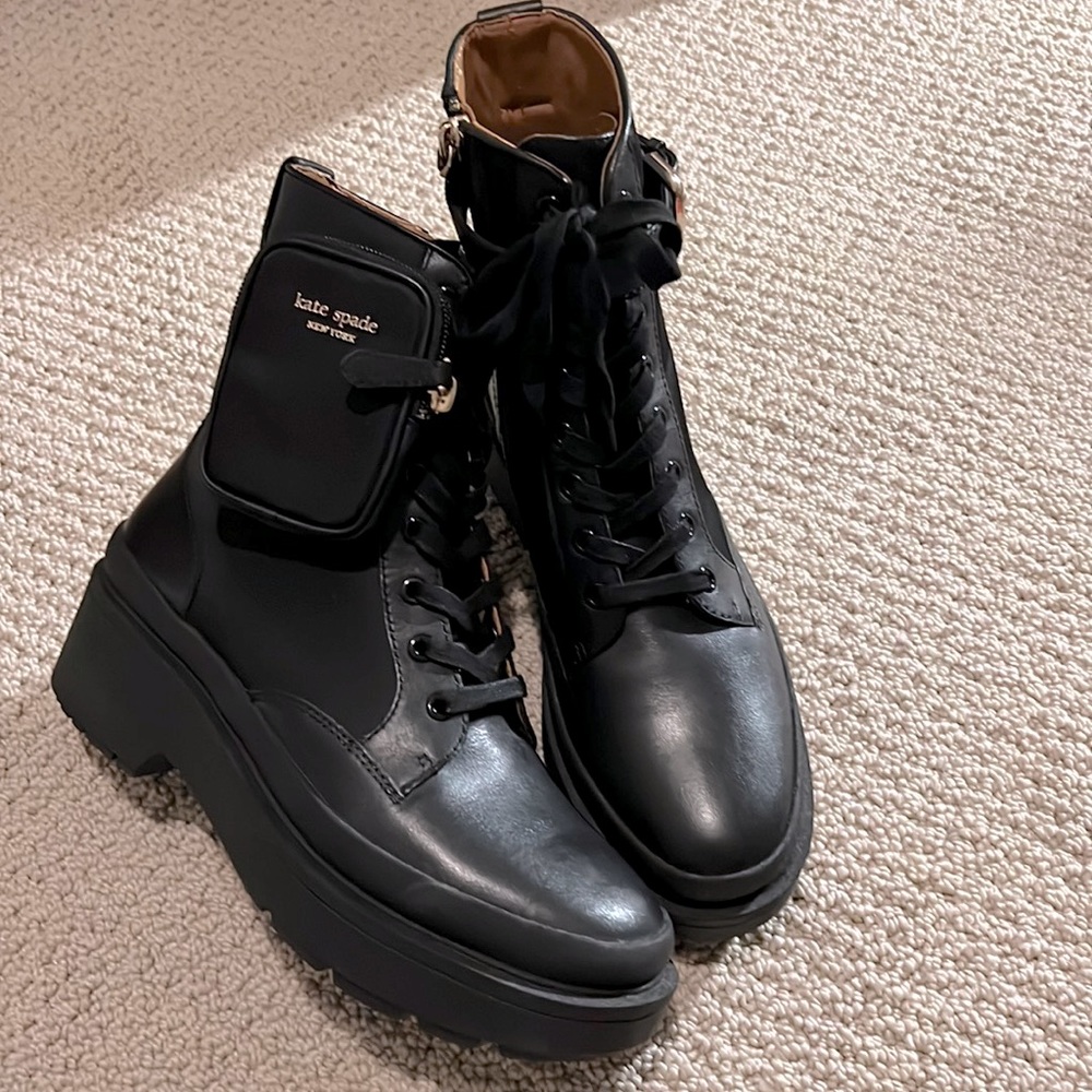 Kate Spade Combat boots